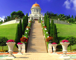 Heilige Stätte der Baha'i am Baha'i Weltzentrum, Haifa, Israel 